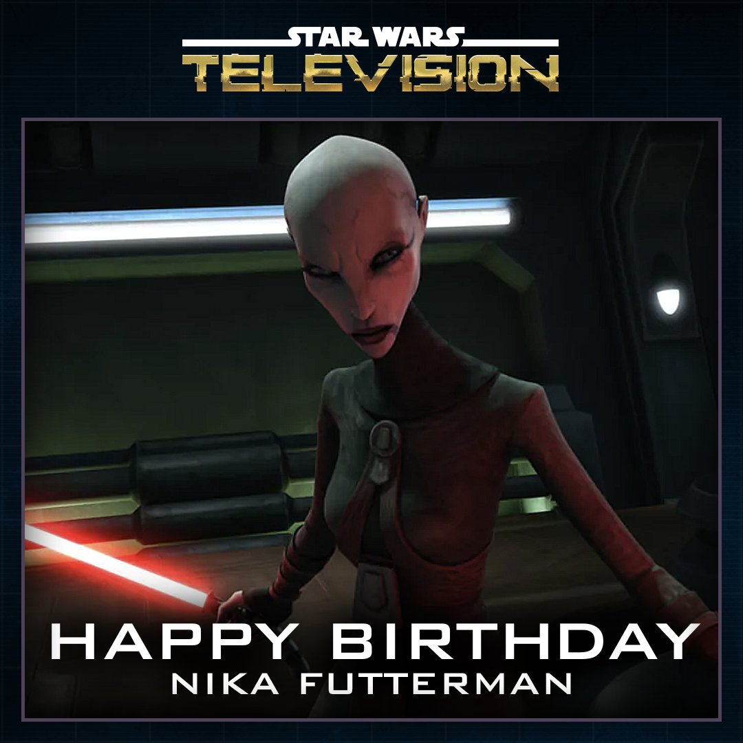 Happy birthday to Nika Futterman, the voice of Asajj Ventress!  