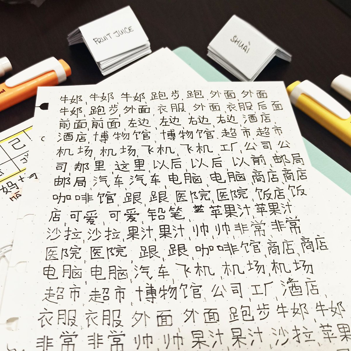 AnifaresLang's tweet image. Practice makes perfect. I try to write some Chinese characters every day, but sometimes it is hard to find motivation.♥️ #langtwt #learntwt #studytwt