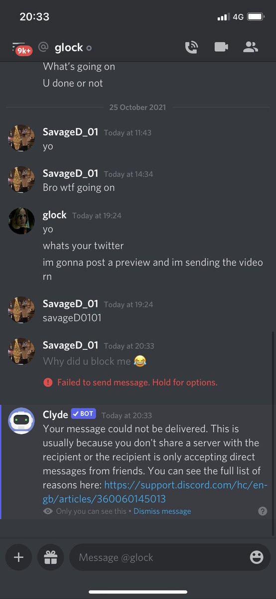 SavageD0101's tweet photo. Scammed again 😂 love to see it @glockzino #Editor https://t.co/J8qEd2BA0f