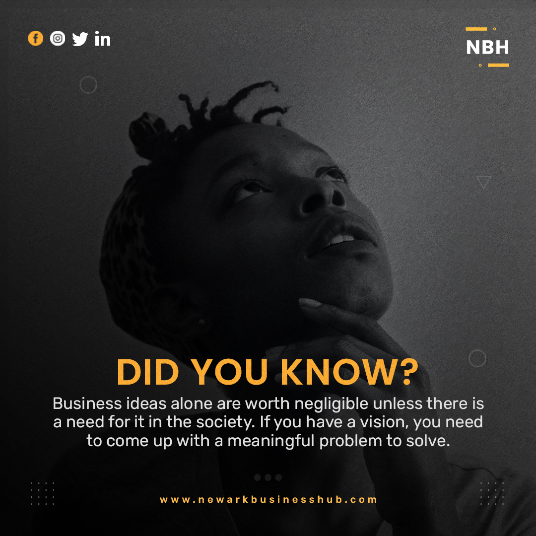 NWKBusinessHub's tweet photo. To avoid getting in the death trap of having an idea alone, you can 

a) Find opportunities in your own community
b) Draw upon your own personal experiences
c) Look for ideas that get other people involved
d) Go out of your way to ask others how you can help

#didyouknow https://t.co/y1m0Xx3PXs