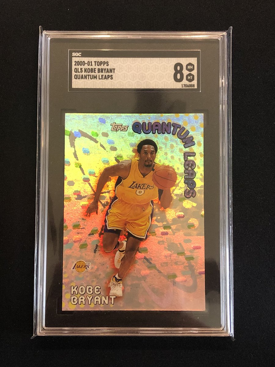 PalmBeach_Cards's tweet image. For Sale: $45 Shipped BMWT - Kobe Bryant 2000-01 Topps Quantum Leaps SGC 8 #QL5 #thehobby #whodoyoucollect #KobeBryant #LakeShow @HobbyConnector @Hobby_Connect @linkmycard @TheHobbyTagger