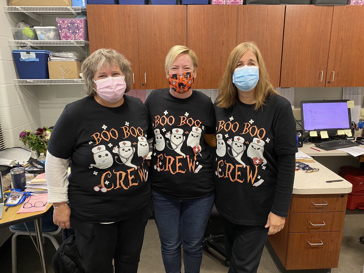 KevinOlsenD95's tweet photo. Kicking off Halloween Week in style in the @ccsd21riley Health Office! #21Learns #booboocrew https://t.co/sGNogKXsFv