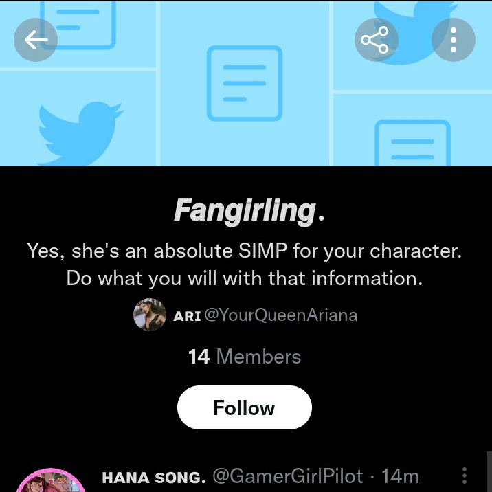 GamerGirlPilot's tweet photo. @YourQueenAriana But the Pop Queen sure seems to be fangirling over the idol, today. https://t.co/e7tuxJwnT3