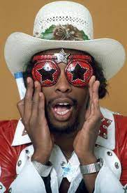 Happy Early 70th Birthday to this glorious \"Funkateer,\" Bootsy Collins. The Groove is in the Heart, fo sho. 