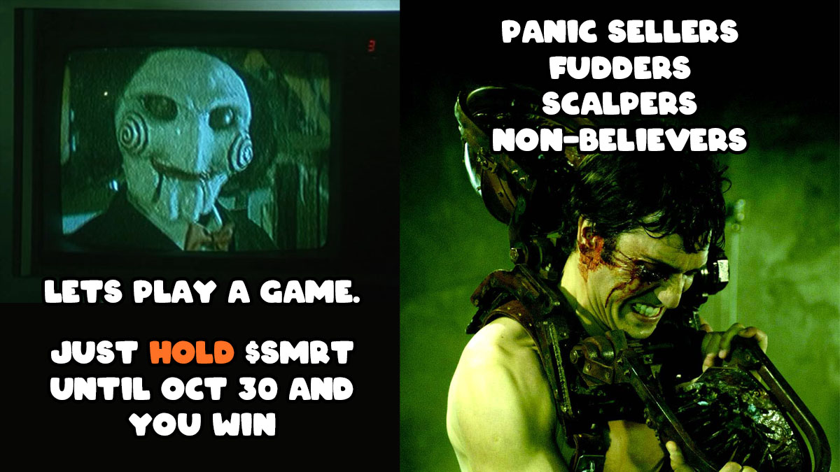 RobHeistman's tweet photo. @0xSmartCoin The rules are simple...
#getSMRTr #Smrt https://t.co/xtjQKmgK97