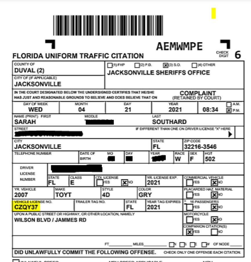 Fierceblone's tweet photo. Please anyone in or near the Jacksonville Florida area please please help find Sarah!!! She’s been missing since the 5th of Oct. this is NOT like her.. no one has any answers yet. Here’s her license plate number keep an eye out for her car please. #FindSarah #whereIsSarah https://t.co/UPtuJwhWep