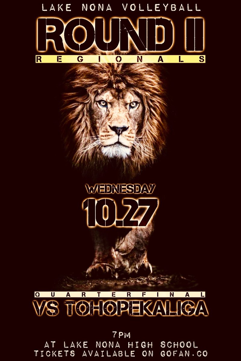GirlsNona's tweet photo. Let’s go Lady Lions!  @nonapride @MaxPreps @lnhsfilmvideo @VSNetwork_ @lakenonafamily @LNHSAthletics @OCPSnews @ACCkicker @nonayearbook @lakenonahigh @PrepVolleyball @VarsityBuddy @osvarsity @MyNews13 @LearnLakeNona https://t.co/XqBH7r70xz