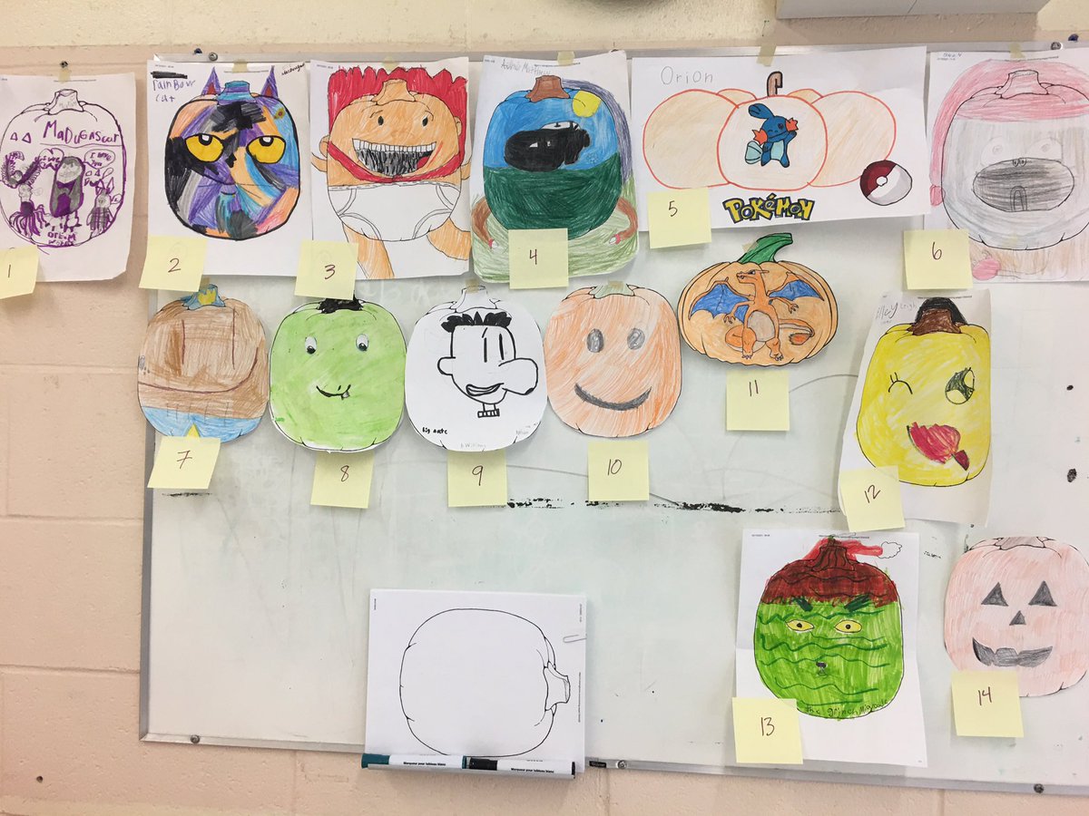 A few more of the amazing pumpkins created by our students. Each entry represents a book in our library. <a href="/egwps/">École Grosvenor-Wentworth Park School</a>