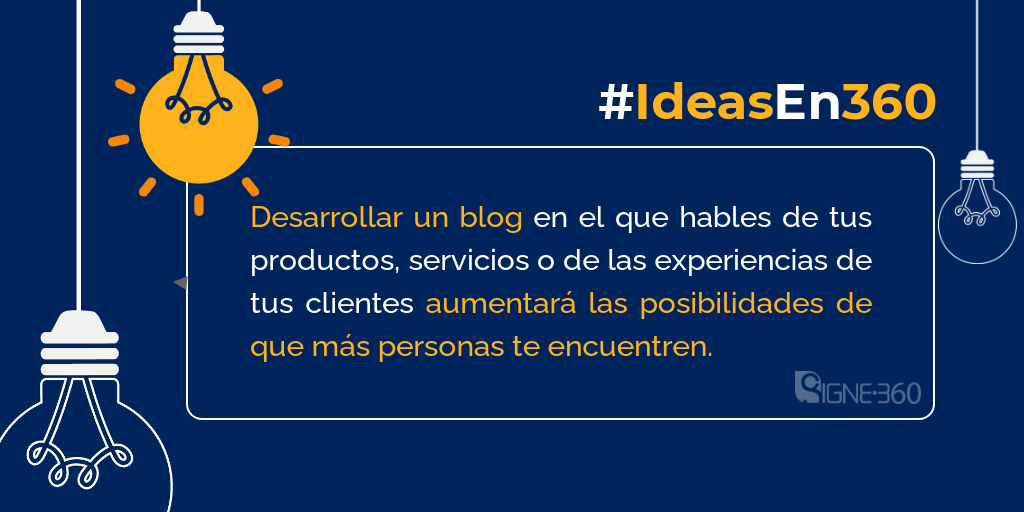 Signe360's tweet photo. ¡El blog es tu gran 'as bajo la manga' ♣️ para iniciar tu posicionamiento en buscadores! 💡
Descubre aquí por qué es tan importante en tu estrategia digital: 🎯
¿No sabes qué contenido crear? Consulta a nuestros estrategas. 💭 https://t.co/buCIhyffiH

#IdeasEn360 🔵 https://t.co/s7JsapfD56