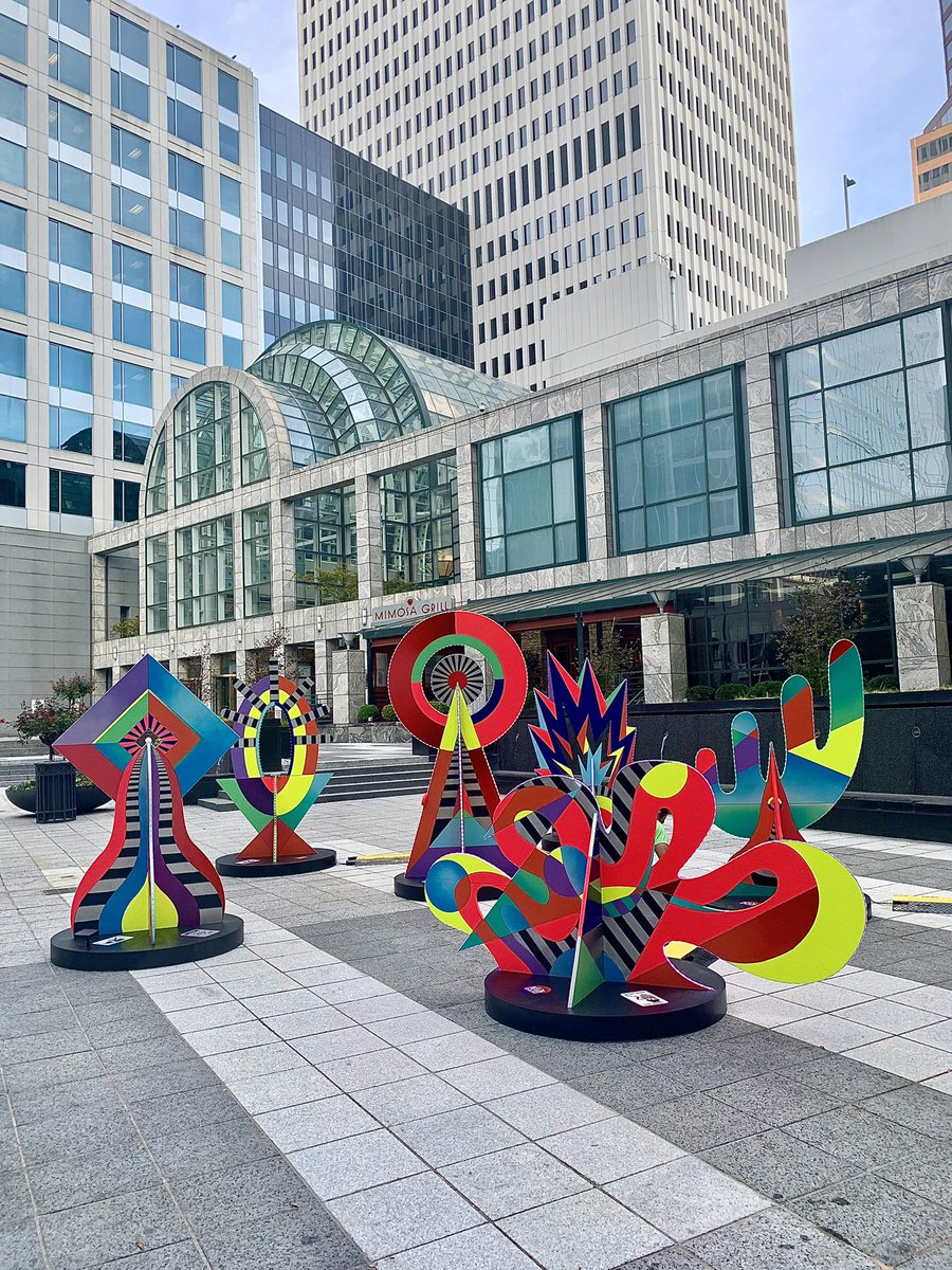KiiKcreate's tweet photo. KiiK create’s newest addition to #uptownclt Come check out “Energy Field Totems” at Well’s Fargo Fountain Park
#kiikcreate #exploreclt @cltiscreative @GoUptownCLT @CLTGuide @CLTgov @axioscharlotte https://t.co/SePXIdLsKg