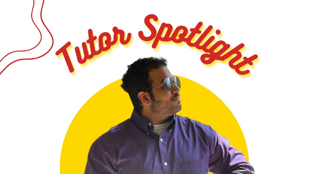 umsltutoring's tweet photo. Meet Ahmed - a drop-in &amp; paired-peer tutor for science and math. He is a fifth-year pre-medicine student at UMSL majoring in Biochemistry and Biotechnology &amp; minoring in Chemistry. Learn more about him and view his drop-in tutoring availability on our Instagram! #tutorspotlight https://t.co/JM60ywhPbF