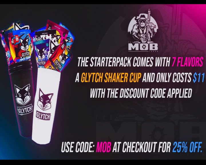 MobSquadGG's tweet image. ❗️❗️❗️5 Starter Pack Glytch Giveaway!!! ❗️❗️❗️@MobSquadGG is giving away 5 FREE @glytchenergy Starter Packs! (NA Only this time)
Like.
Follow.
And Comment “Tub” for a chance to win a free tub to go with your Starter!!! #MobWithUs #glytchfam #GlytchGiveaway #glytch
