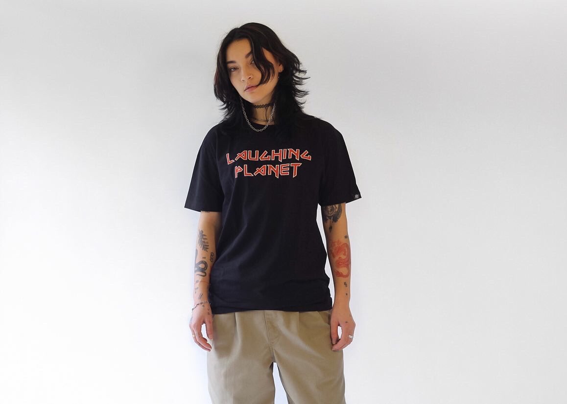 For all those who shred more than just veggies 🎸

Our Laughing Planet Metal T-shirt is now available for purchase directly from our Instagram Shop! Visit our page to see the full lineup of new merch!