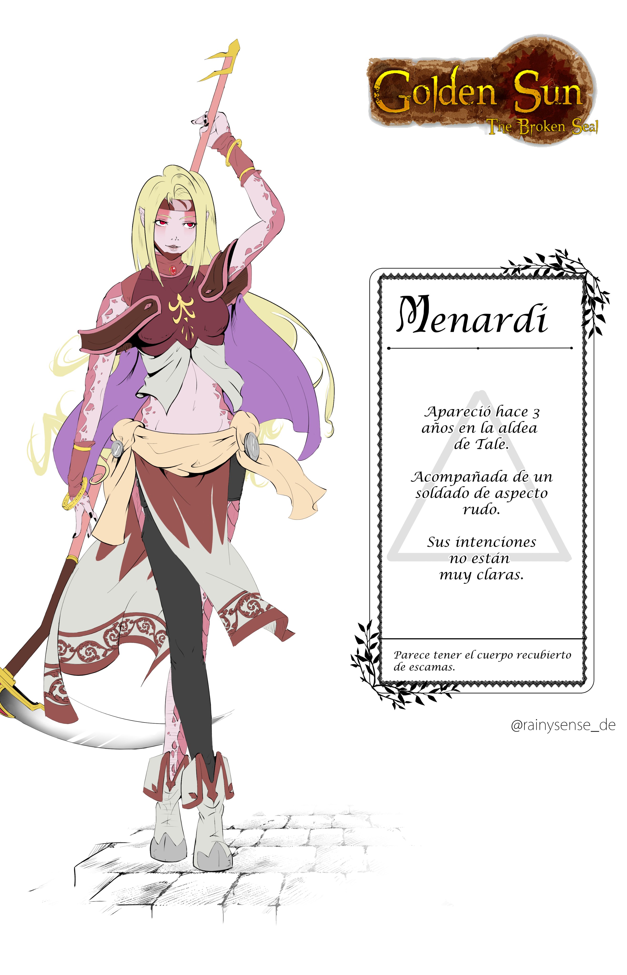 RainySense на мрежи X: „Menardi (cómic vers.) #menardi #goldensun #fancomic  #fanart https://t.co/mDxfQ8o6JH“ / X