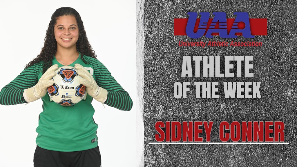 WASHUBears's tweet photo. ⚽️ Goalkeeper Sidney Conner has been named UAA Defensive Athlete of the Week!

She has recorded 7️⃣ shutouts in goal this season! 

#LetsGoWashU https://t.co/oX4iIyflLw