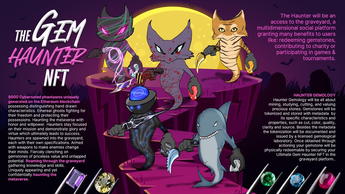 #NFTGiveaway 👻🚨

How to enter:

Retweet &amp; Comment
Follow @GemHaunterNFT 
Join our DISCORD: discord.gg/GaUBTxbP5P

What do you like about this #NFT 👇