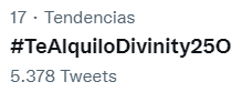Akire_Ossal's tweet photo. Entre una cosita y otra ya vamos por aqui
#TeAlquiloDivinity25O https://t.co/chE1vavXUZ