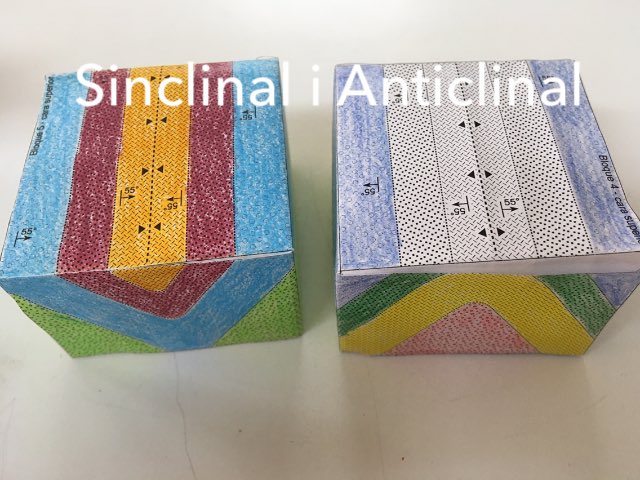 RFranklinBlog's tweet photo. A @Geologia4tESO hem fet representacions de plecs #sinclinal #anticlinal #tectònica #aprenentgeologia https://t.co/I3M5hZ3m51