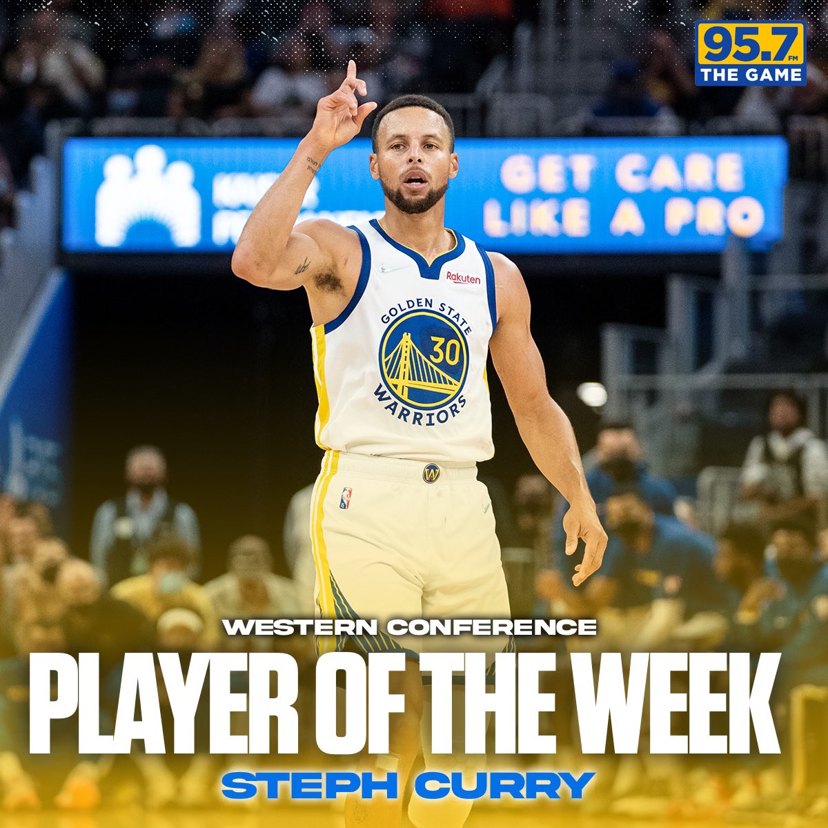 Steph Curry has been named the Western Conference Player of the Week 👏