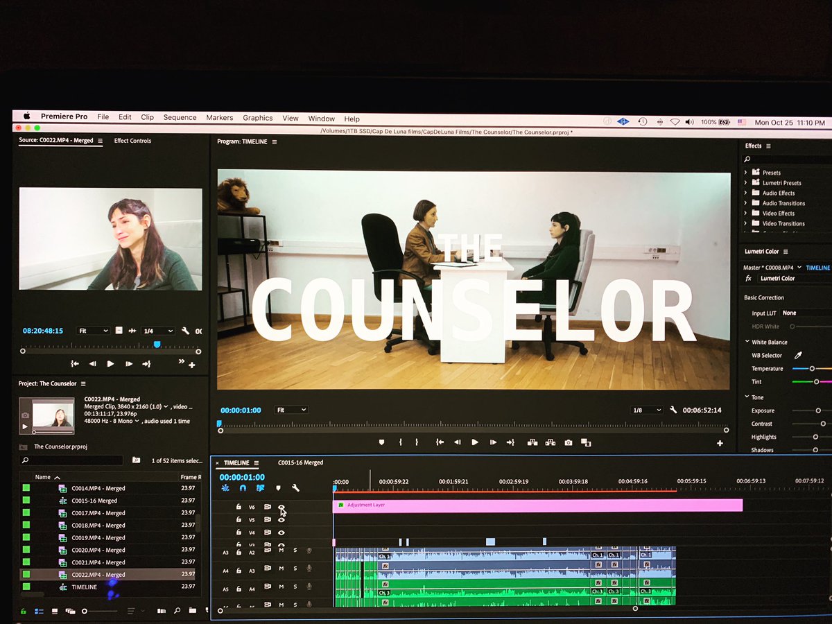 ‘The Counselor’ coming soon starring @dianastudenbergactor and #Otiliapanainte  directed by DM Thompson #shortfilm #indiefilm #thecounselorfilm