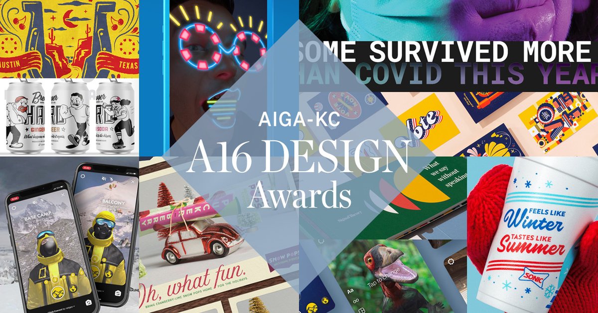 Signal Theory creatives were big winners at the 2021 @AIGAKC A16 Design Awards in categories from Packaging Design to AR and more. Browse the full gallery of this year’s winning designs at hubs.ly/H0-17930.
#A16 #AIGAKC #KCDesign #designinspiration #designawards