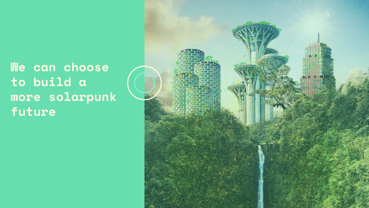 owocki's tweet image. All coordination is a choice.

We can choose to build a more solarpunk future.

We SHOULD choose to build a more solarpunk future.