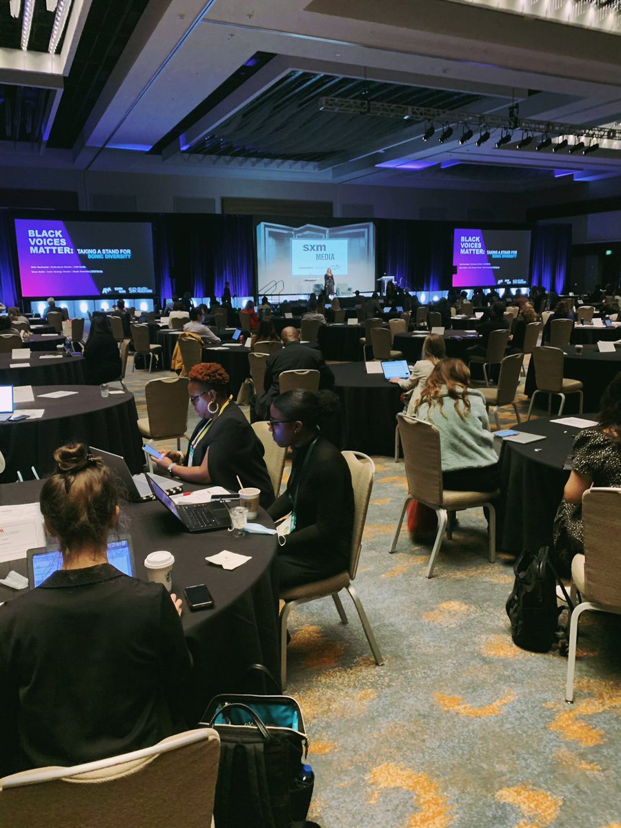 SiriusXMMedia's tweet photo. [Live at #ANAMulti] Practicing sonic diversity is not only the right thing to do; it's sound business practice. @ANAmarketers https://t.co/Y8YZMPyqCd