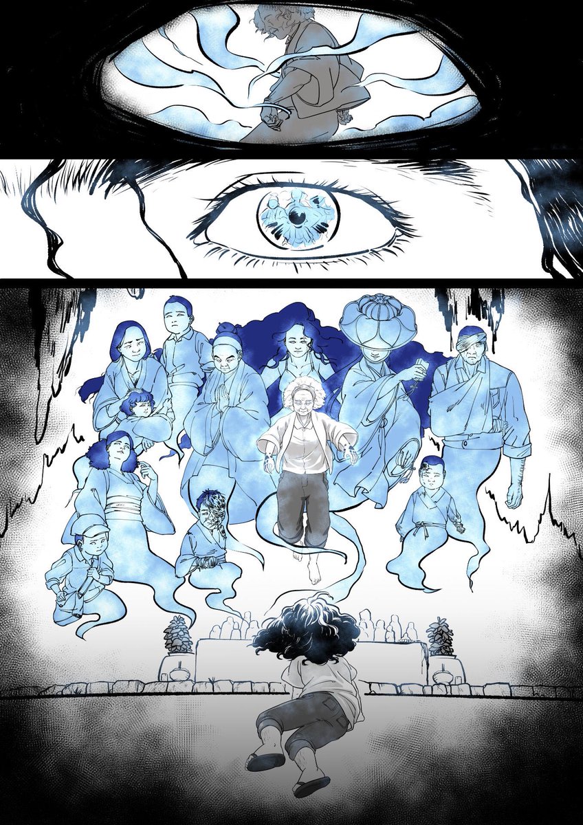Btw the second one (top right) is from The Last Sakura!! Perfect supernatural book for The Spooky Month! :D