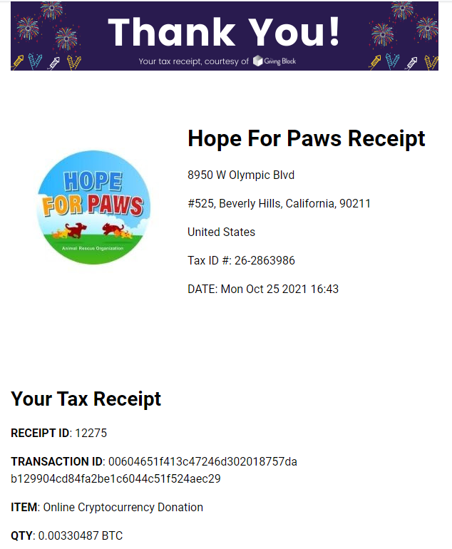 WienersClub's tweet photo. Weekly donation done! 🐾
@HopeForPaws 
More to come in the following weeks as planned!😄 https://t.co/tOr9mcckFM