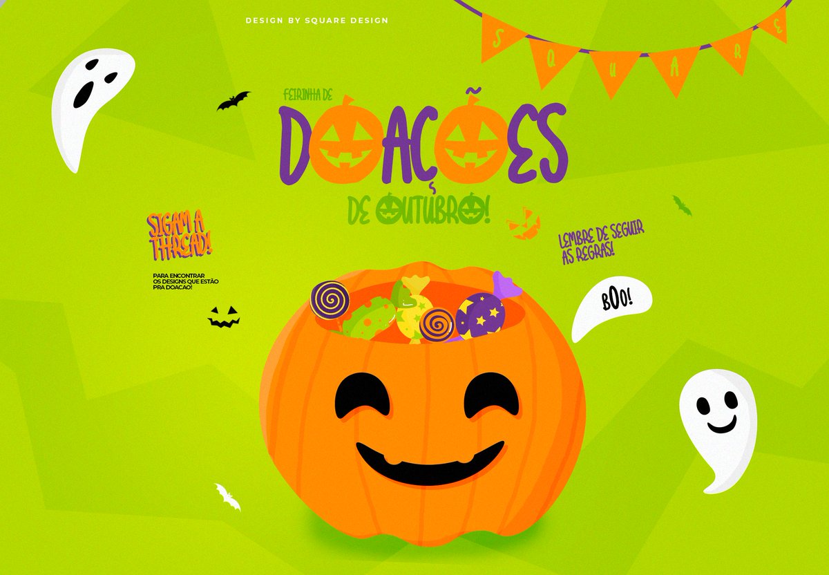 Doações de Outubro! 👻

sigam a thread para encontrar todos os nossos designs que estão em doação!

leiam tudo com atenção para não acabar perdendo!

duvidas? mande no nosso cct ou na nossa dm!
curiouscat.qa/squaredesigner1