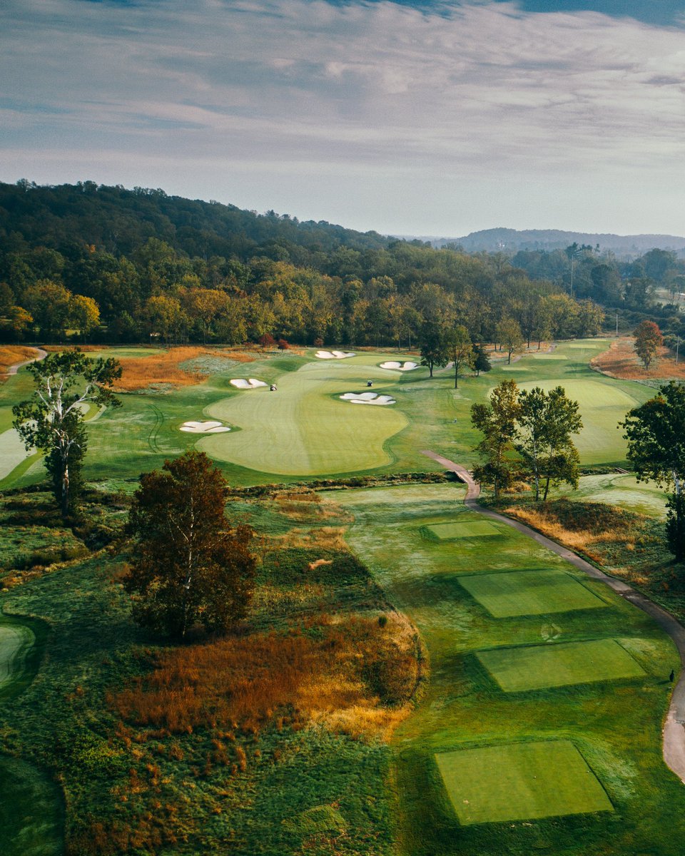 The autumn colors look good on Militia Hill.