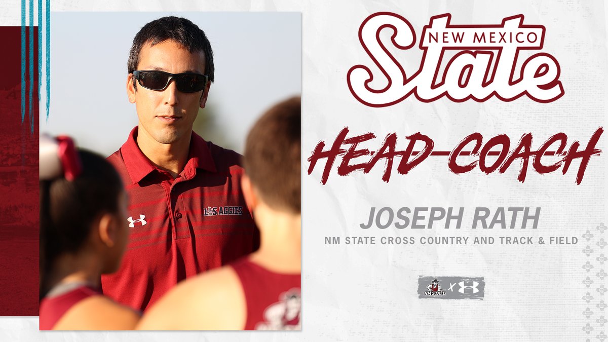 NMStateAggies's tweet photo. Same face, new place🏃‍♀️🏃‍♂️👟

You already know him, but now you can call @JhRath the head coach of @NMStateXCTF! #AggieUp

📰 | https://t.co/uHuln30bND https://t.co/Eo5a09dx4O