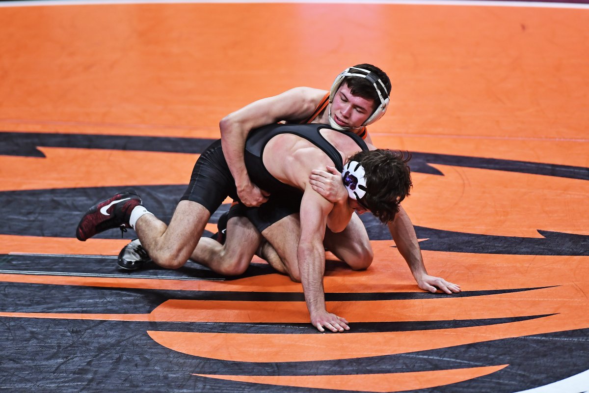 BeaverWrestling's tweet photo. The 2021 Orange &amp; Black Exhibition is coming Saturday at 5 p.m.!

Find video via Facebook Live at https://t.co/5g2t28tV59

#GoBeavs https://t.co/n4uU865GXn