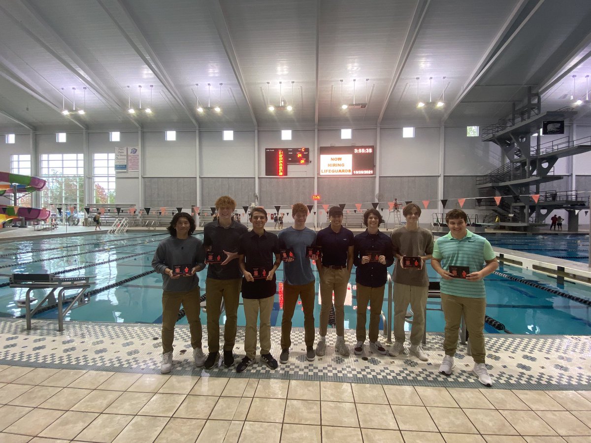 ZumSouth's tweet photo. Evan, Carson, Aiden, Gabe, Luke, Davion, Caleb, and Logan… an exceptional group of young men at Senior Night for our FZS swimmers and divers! https://t.co/BxfpHiw89e