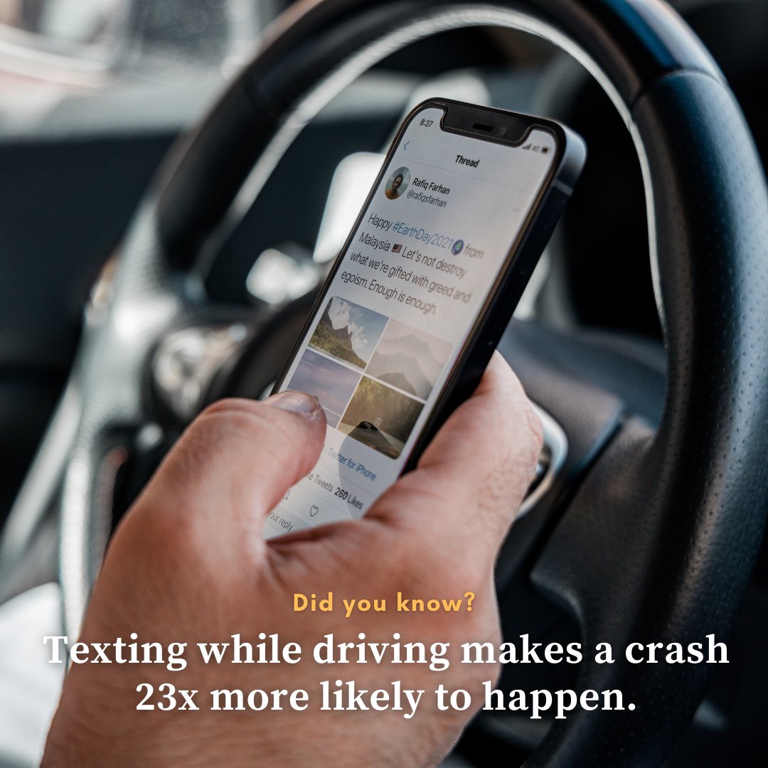 UtahLegalTeam's tweet image. A text isn't worth the risk. Commit today to parking your phone while you drive!