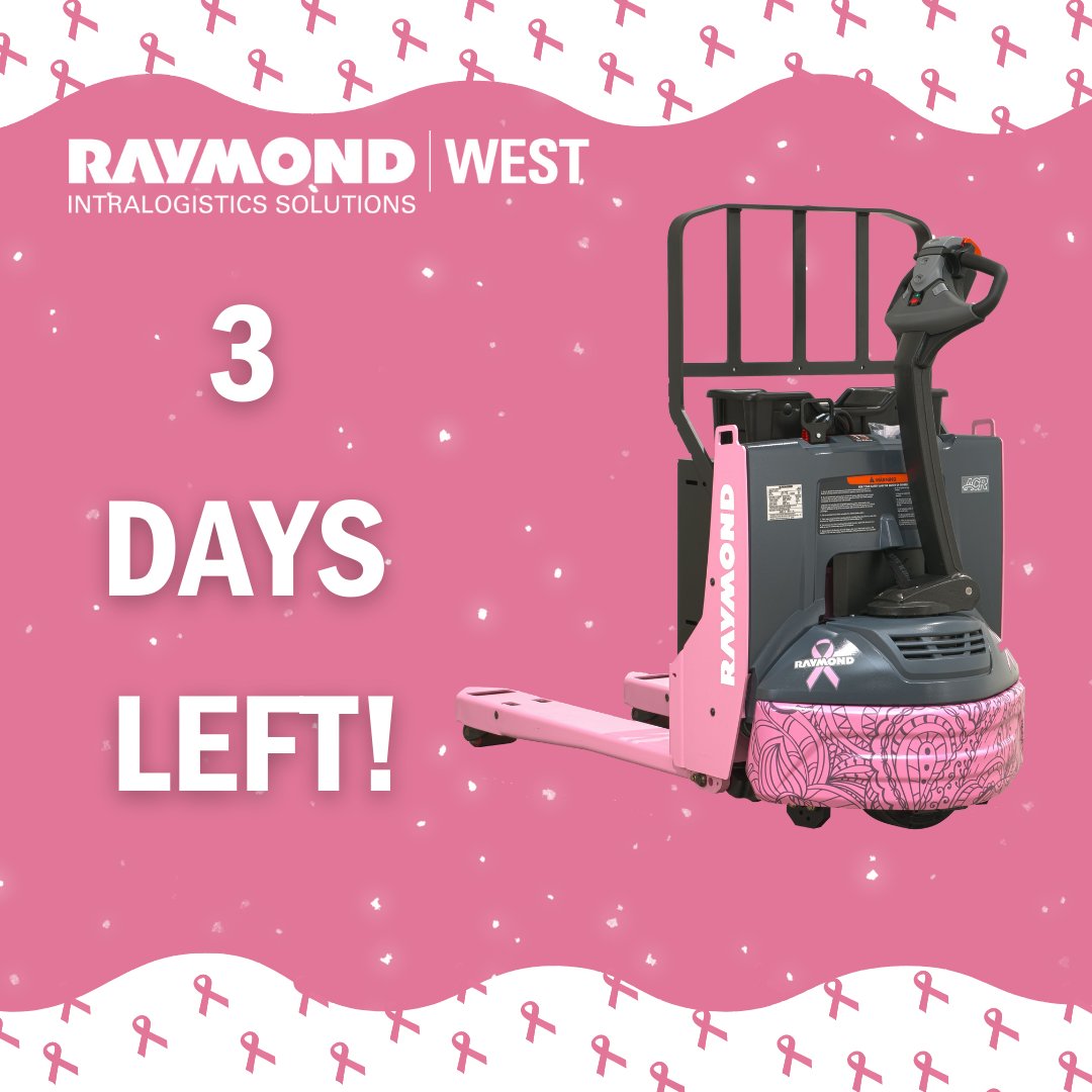 Time is running out! Don't miss your chance to bid on this very hot item. Electric pallet jacks are hard to come by right now, so there's  no better time to bid and potentially add this hot commodity to your fleet while also supporting a great cause!