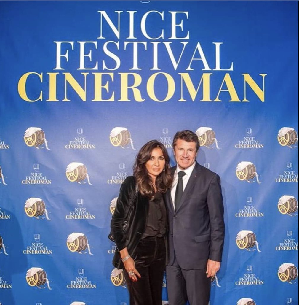 FestCineRoman's tweet photo. Merci @cestrosi pour sa venue au Festival ! ✨📽📖

#nathaliebenoin #christianestrosi #mairiedenice #nice #ilovenice https://t.co/JhoLWwH1pS