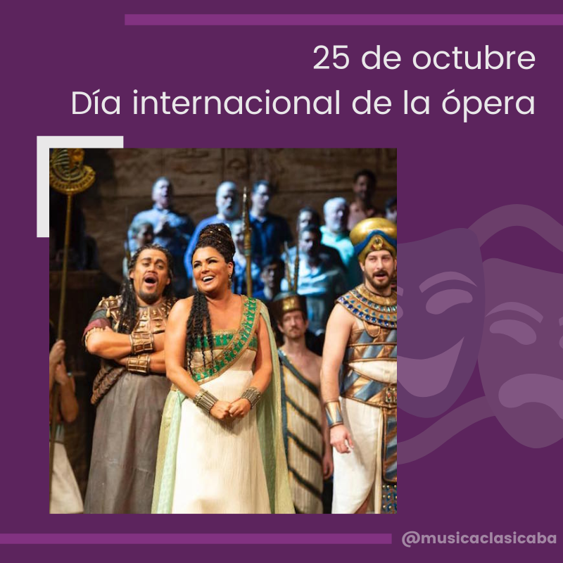 MusicaClasicaBA's tweet photo. 🤩 Hoy se celebra el #diamundialdelaopera 🎶
👉La fecha de celebración coincide con la fecha de nacimiento de Georges Bizet y Johann Strauss II, compositores afamados de ópera y opereta
❓ Contanos, ¿cuál es tu ópera favorita?
#diainternacionaldelaopera #operaworldday #opera https://t.co/k4KAtsuTOL