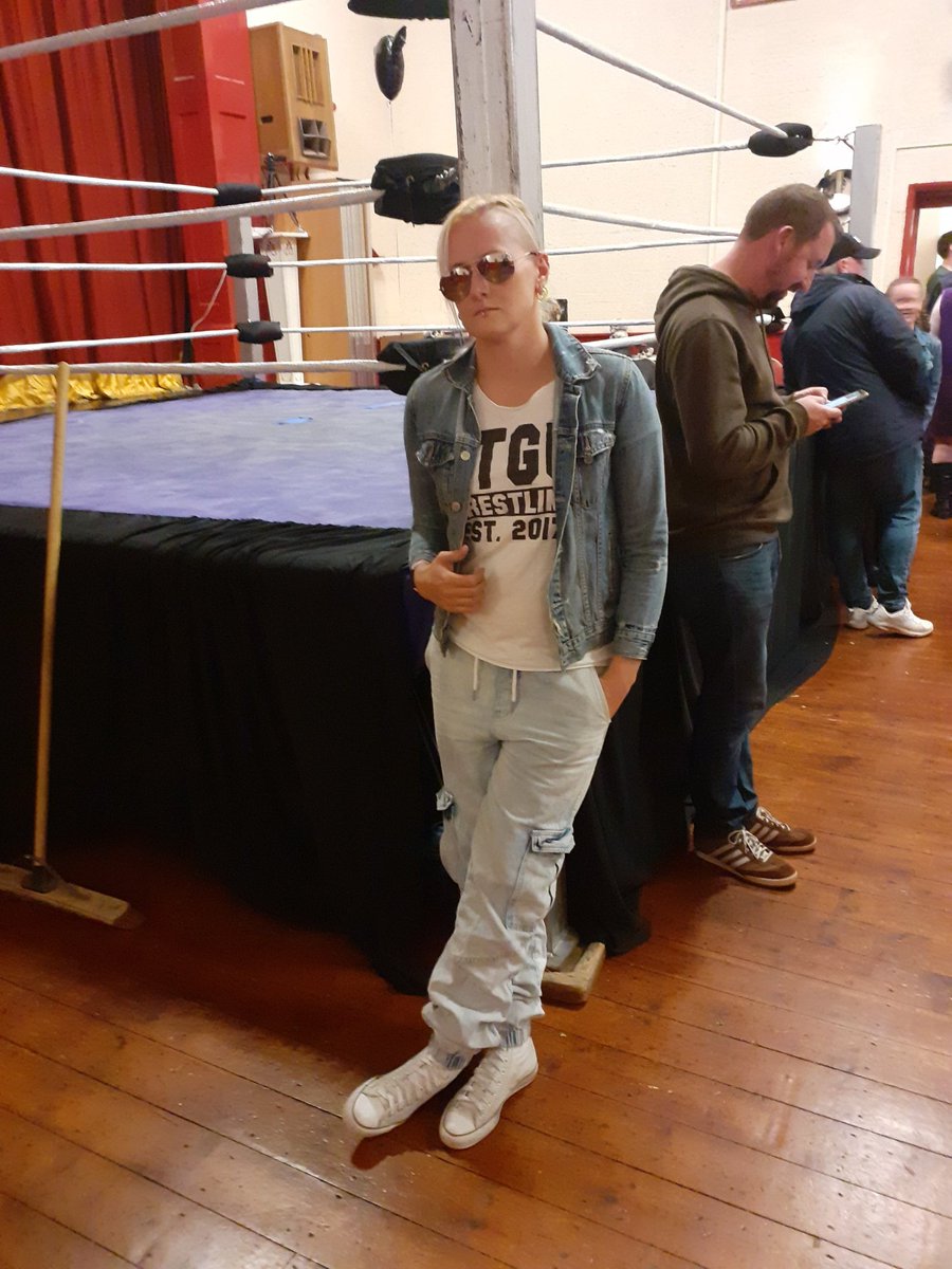 leighscars2's tweet photo. Rocked it as @orangecassidy for our wrestling schools Halloween show. Please check out @FtguWrestling for some amazing up &amp; coming talent xx https://t.co/JfBSApbdn5