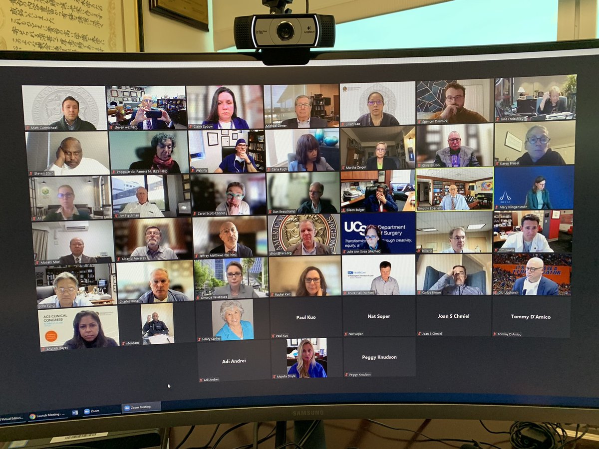 SWexner's tweet image. I am proud to be with so many esteemed colleagues on the @acsJACS editorial board during @AmCollSurgeons #ACSCC21 including @Jasosamd @LillianKao1 @bulgercot @timpawlik @JFreischlag @ValNfonsam @meklingensmith @HilarySanfey @JBMatthews @AndreaHayesMD @CarlaPughMDPhD