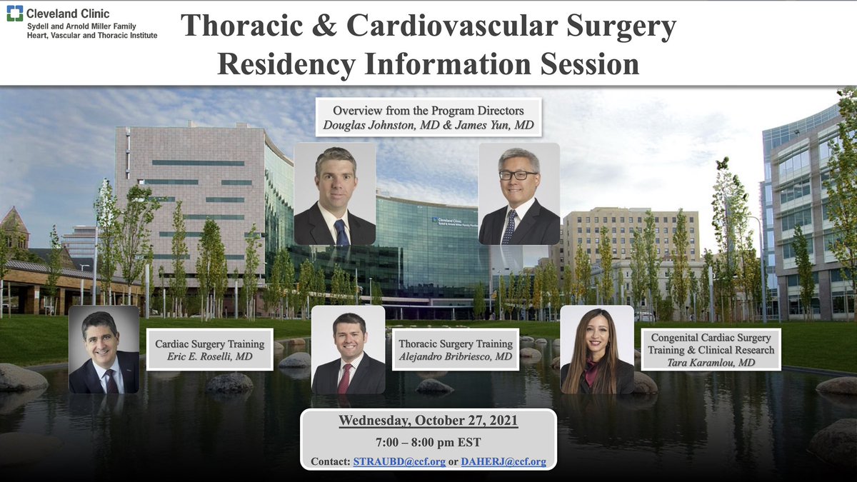 Cleveland Clinic CTS Residency tweet media