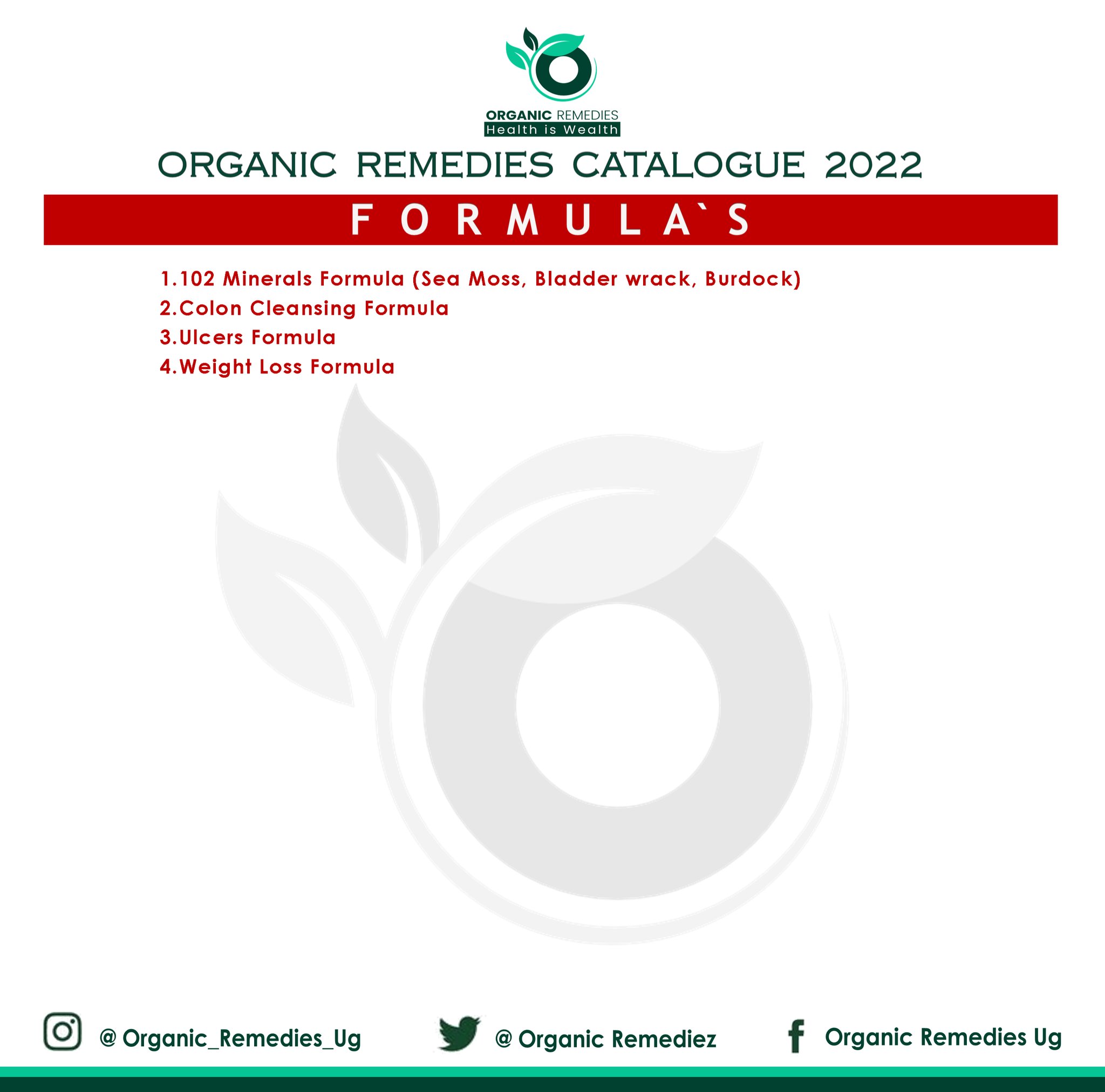 Organic Remedies / Twitter