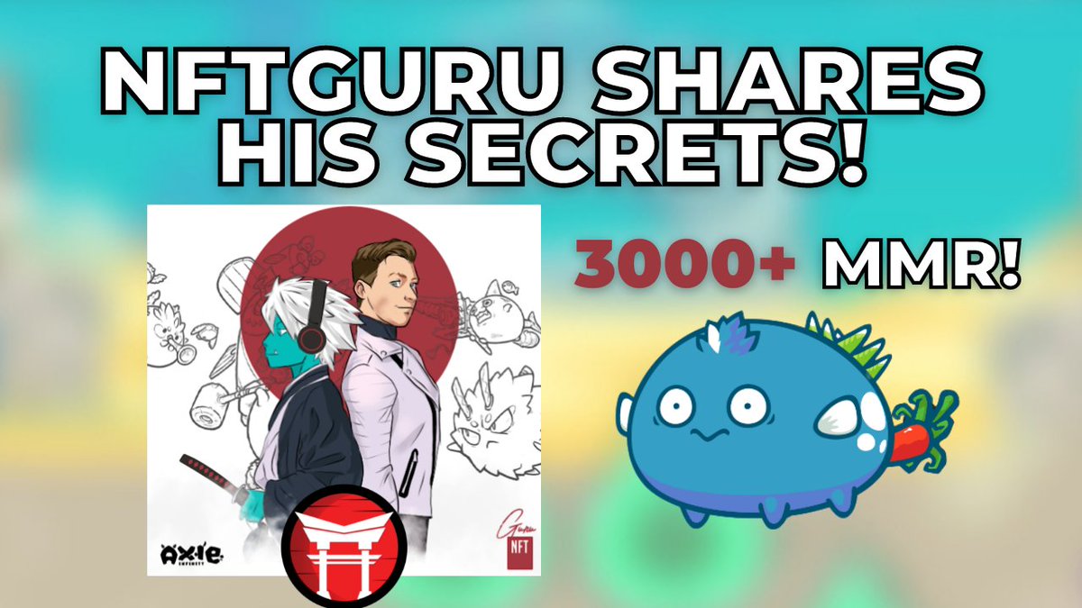 It was a huge honor to have @NFT_Guru on the stream last week, we had a great chat and learned A LOT about himself, <a href="/AxieInfinity/">Axie Infinity</a> Arena &amp; the new wave of meta axies!

Recap video ➡️ youtu.be/4U9kyu9Ygxo