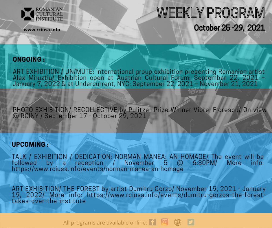 RomaniaNY's tweet image. Join us offline and enjoy! #WeeklyProgram #culturalevents #RCIUSA #RCINY #ICRNewYork #ICR
