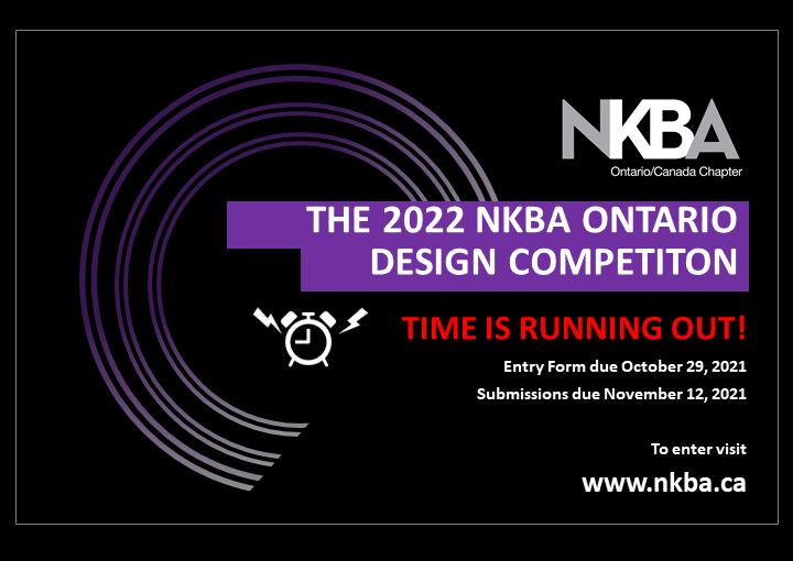 TIME IS RUNNING OUT to enter NKBA 2022 Design Competition!! - mailchi.mp/6d85038d0c0f/t…