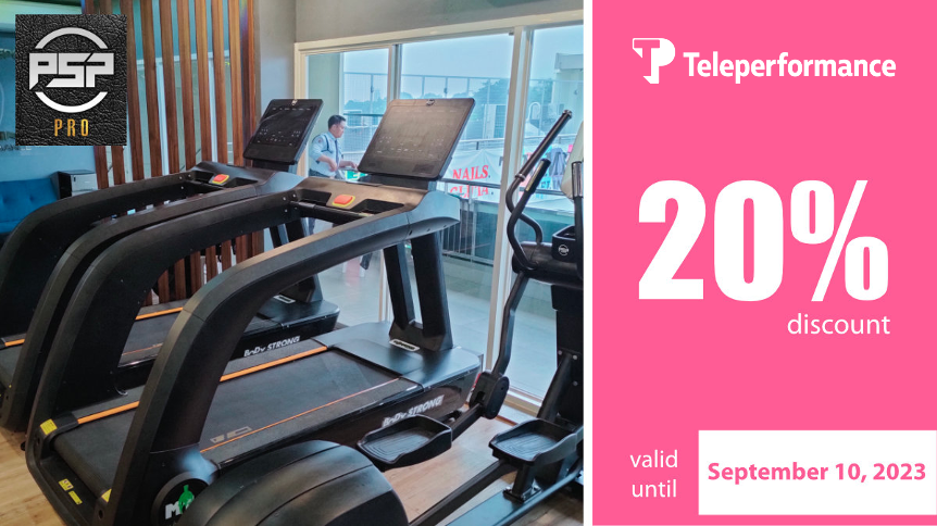 TP_Philippines's tweet photo. Level up your exercises and achieve your fitness goals with our TP/X partner, PSP Pro. https://t.co/SRbtKreZw0

#TPX #TPEmployeePerks #TeleperformancePhilippines 
#GreatPlaceToWork #PSPPro #PSPJunior #PSPFitnessGymPhilippines https://t.co/UQWUqn4XQV
