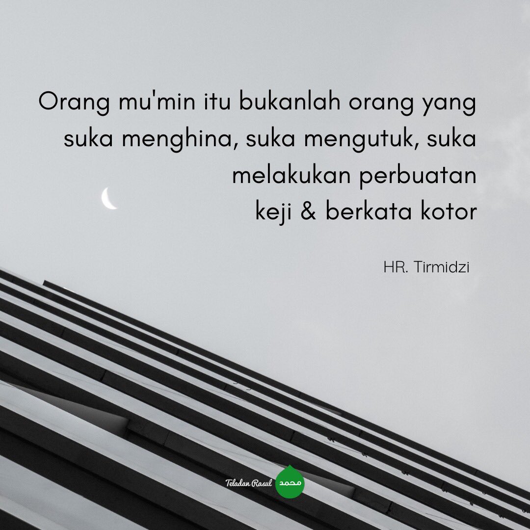 TeladanRasul's tweet photo. Karena ciri-ciri seorang muslim adalah akhlak yang mulia. #TeladanRasul #Akhlak #muslim https://t.co/elZGh976d8