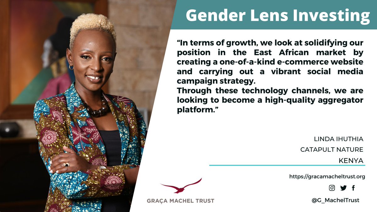 G_MachelTrust's tweet photo. Good morning, #ItsGenderlensTuesday 
Today’s Topic: Growth and Impact Highlights. 
Women entrepreneurs continue to demonstrate their potential for growth and impact. Meet our entrepreneur Linda who continues to drive scale and impact through her businesses.
#Genderlensinvesting https://t.co/1pjxucawoo