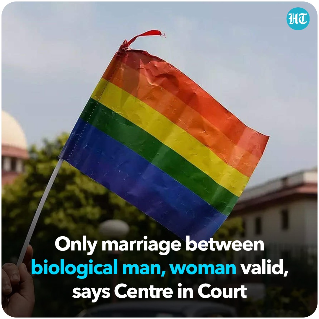 htTweets's tweet photo. Decriminalizing homosexuality has nothing to do with same-sex marriages and a valid marriage can take place only between a biological man and a biological woman, the Union government told the Delhi high court 

Read more here: https://t.co/yYiDUoUZcK https://t.co/9ZskKvhZUP