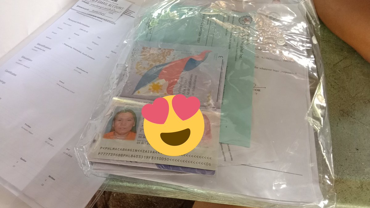 alvin_a423's tweet photo. Thank you sir @teddyboylocsin @dododulay @DFAPHL @FilGermanCouple nakuha kuna po ang passport ko sa double https://t.co/12LUGZos3A walang saway pag update nyo po sa status ng passport ko pag palain po kayo ng may kapal. Allah bless you all at ok na din mga papers ko.. https://t.co/0LpSvVfdqa